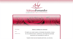 Desktop Screenshot of draadrianafernandez.com